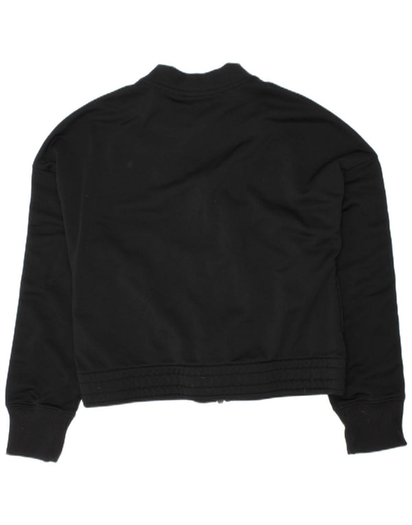 Jachetă de trening pentru fete Nike 10-11 ani, mediu negru, color block