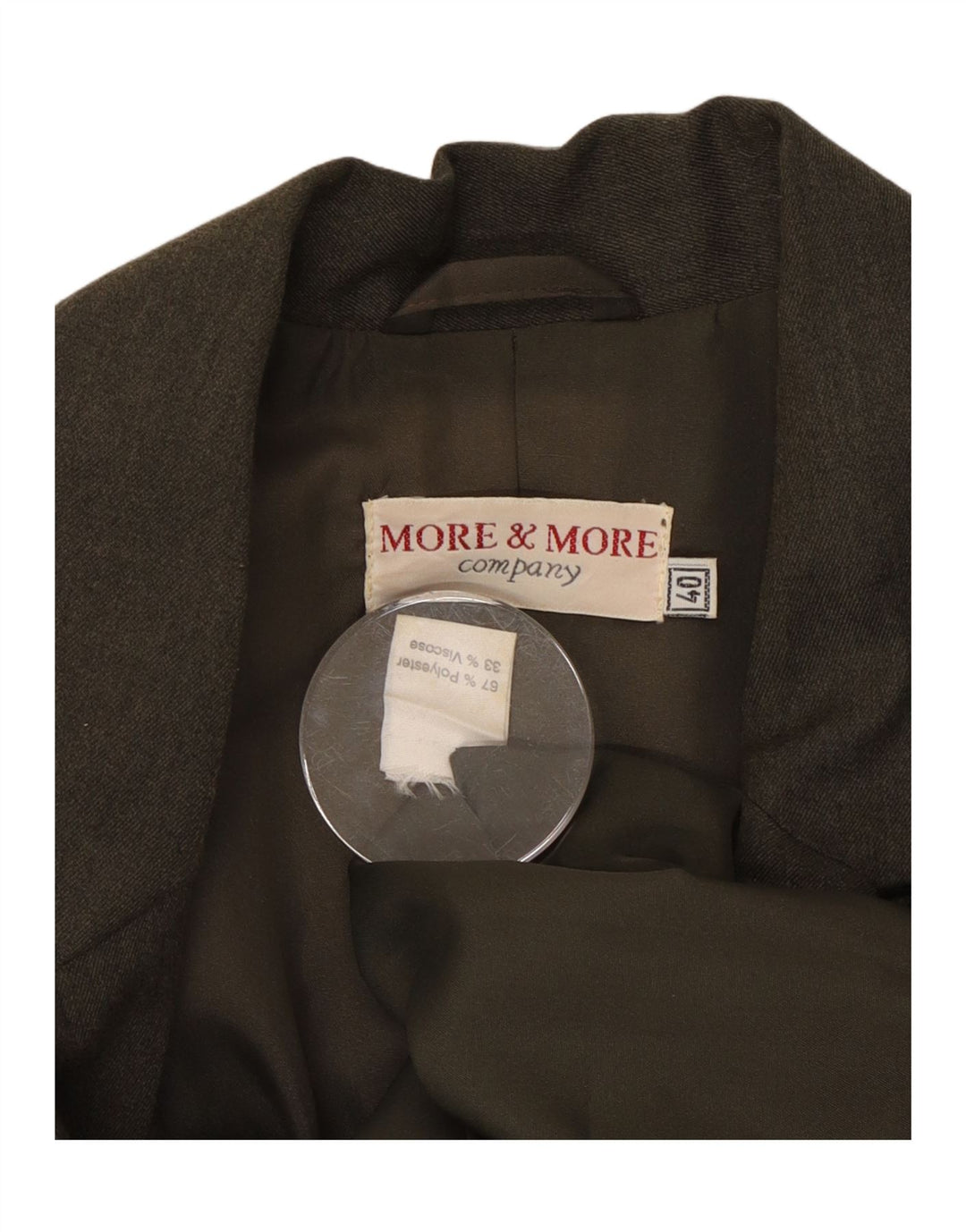 MORE & MORE Jachetă pentru femei cu 4 nasturi EU 40 Poliester kaki mediu