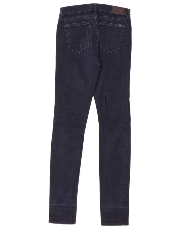 Blugi skinny Calvin Klein pentru femei cu talie medie W26 L32 bumbac albastru
