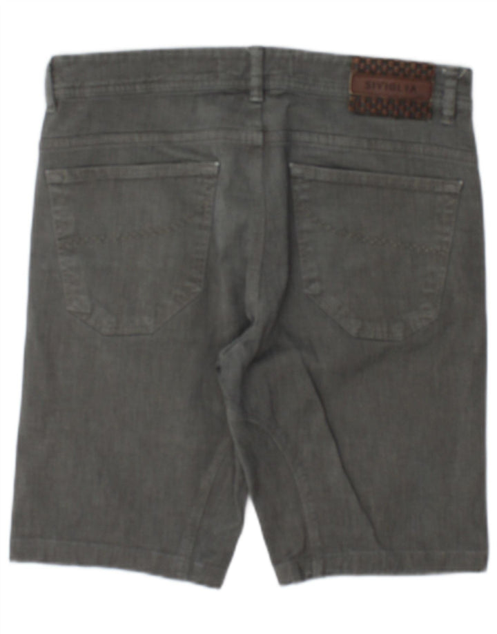 Pantaloni scurți casual pentru bărbați SIVIGLIA W32 bumbac gri mediu