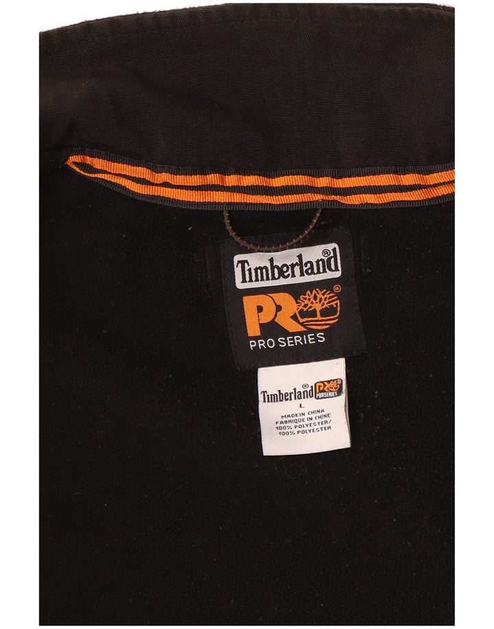 Jachetă polară pentru bărbați Timberland UK 40 Poliester negru mare