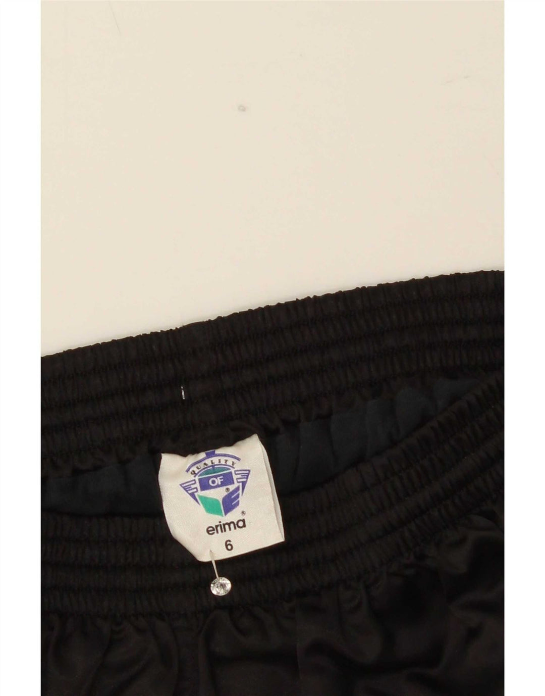 Pantaloni scurți sport Erima pentru femei UK 6 XS poliester negru