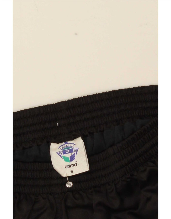 Pantaloni scurți sport Erima pentru femei UK 6 XS poliester negru