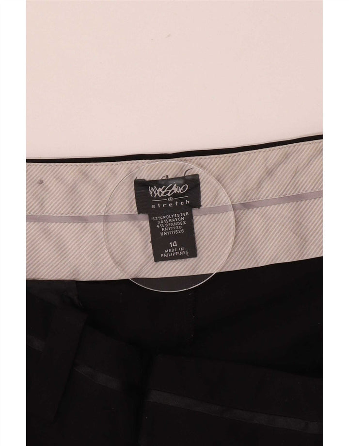 Mossimo Pantaloni Bootcut pentru femei US 14 XL W36 L32 Poliester negru