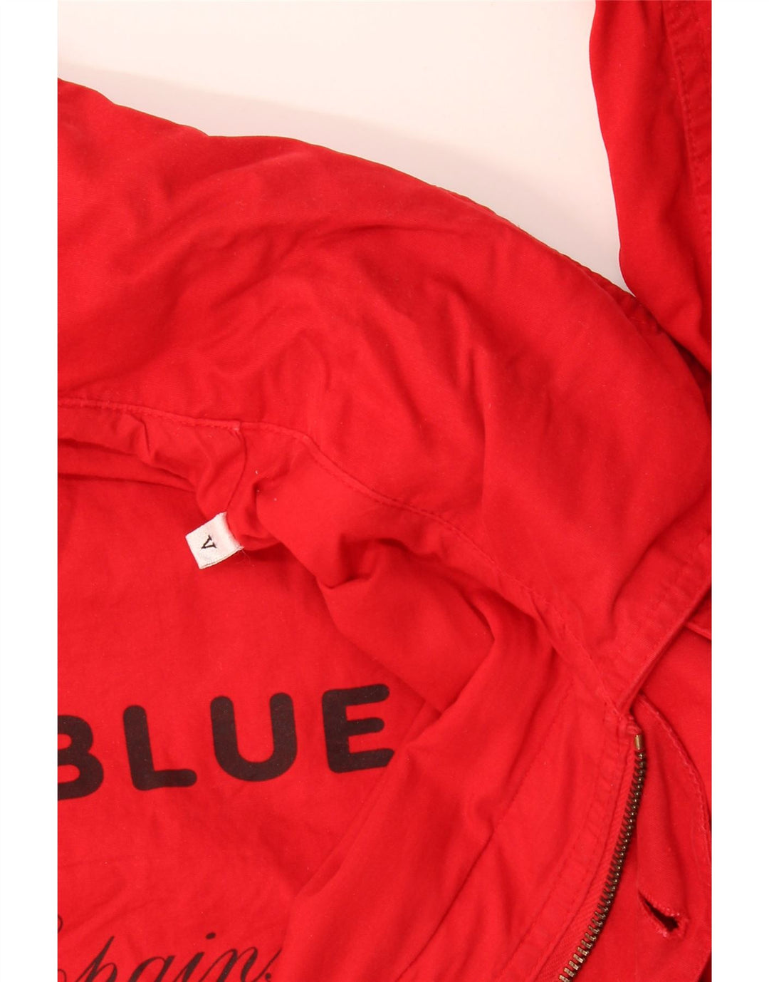 Jachetă vintage cu glugă pentru bărbați UK 42 XL roșu