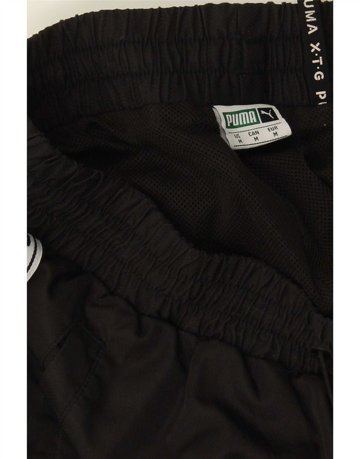 Pantaloni de trening cu grafică Puma pentru bărbați Pantaloni de jogging, mediu negru, color block