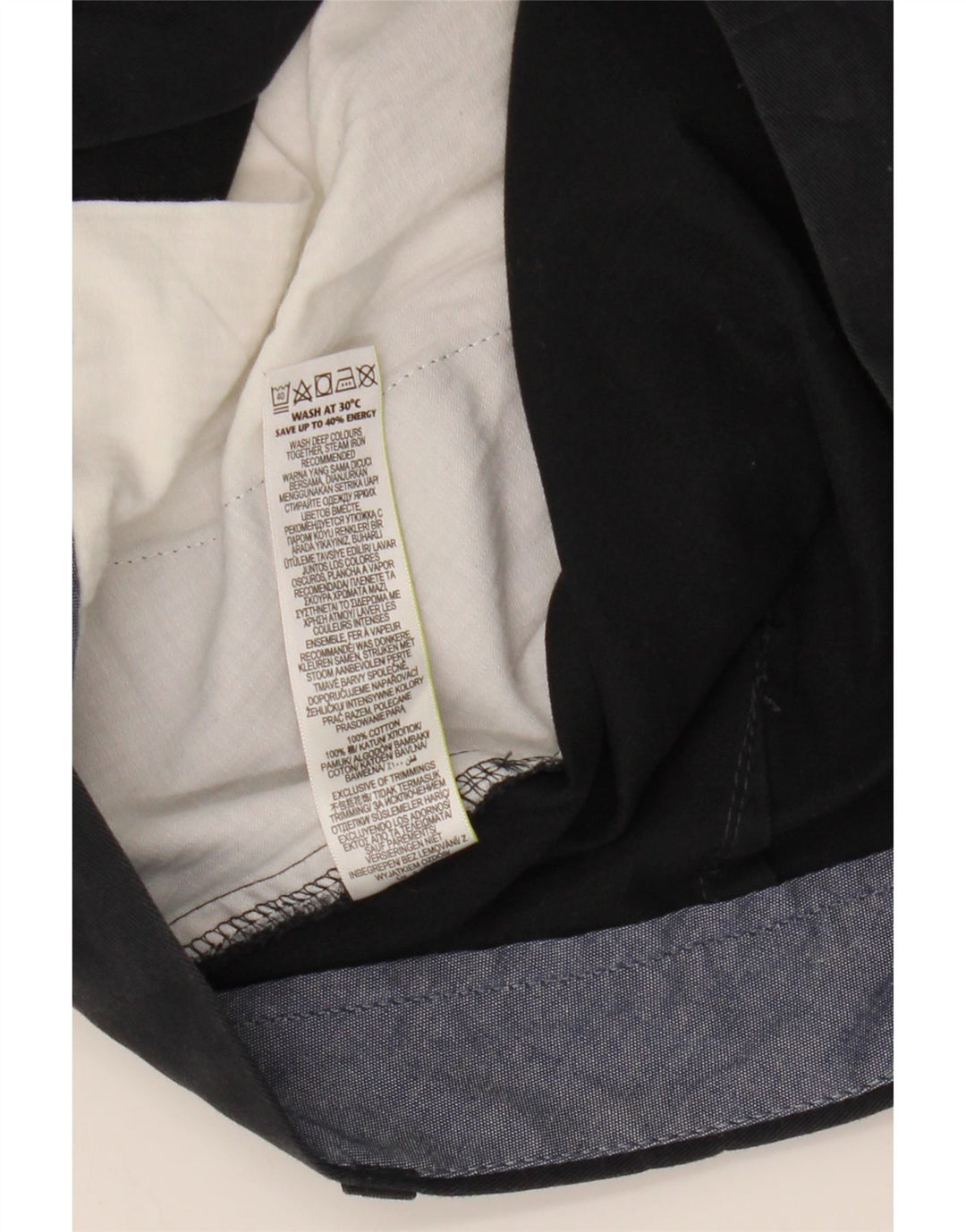 Pantaloni scurți chino pentru bărbați Marks & Spencer W36, mari, albastru, bumbac