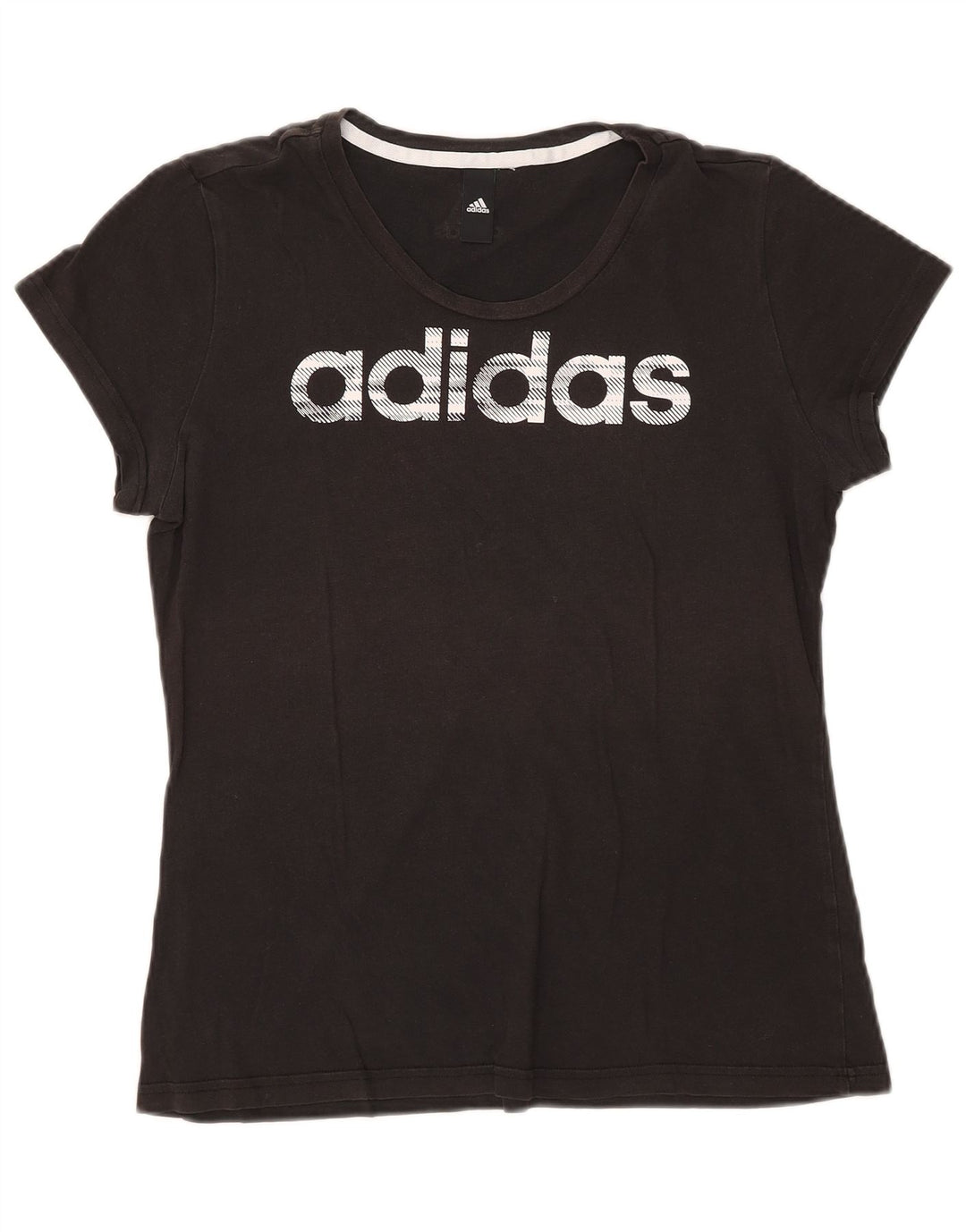 Tricou grafic Adidas pentru femei Top UK 12 Medium Negru