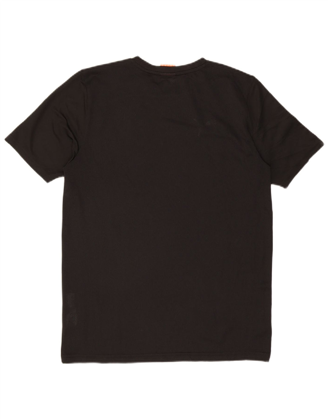 PUMA Mens Graphic T-Shirt Top Medium Black Polyester