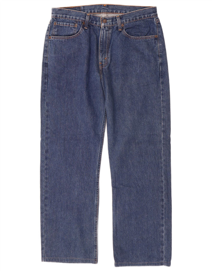 Blugi drepti pentru bărbați LEVI'S 751 W34 L29 Bumbac albastru
