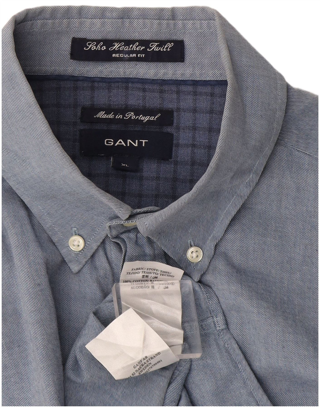 Cămașă Gant Soho Regular Fit XL Bumbac Albastru