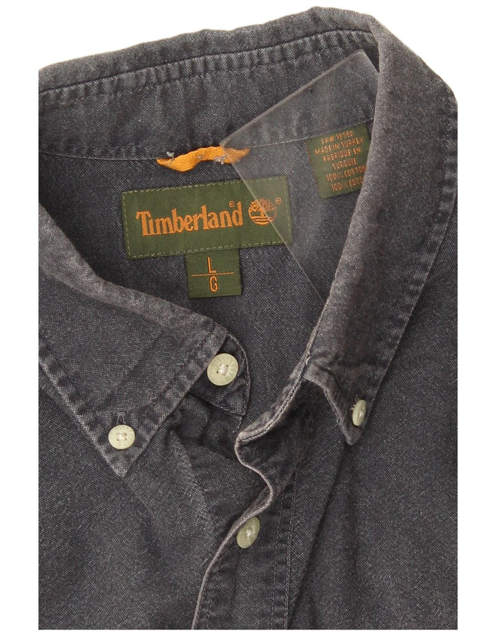 Cămașă pentru bărbați Timberland, mare, albastru, bumbac