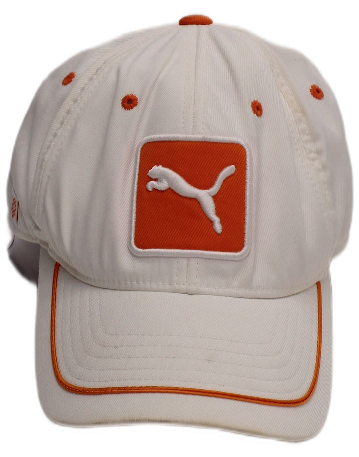 Şapcă de baseball cu grafică Puma pentru bărbaţi, mărime, poliester alb