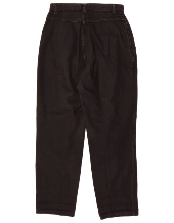 Blugi conici cu talie înaltă Lee pentru femei US 10 Large W28 L28 Negri