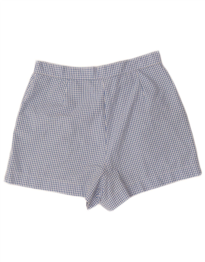 Pantaloni scurți casual pentru femei Sergio Tacchini IT 44 Medium W28 Blue Gingham