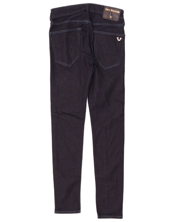 Blugi skinny pentru femei True Religion L29 L30 Bumbac bleumarin