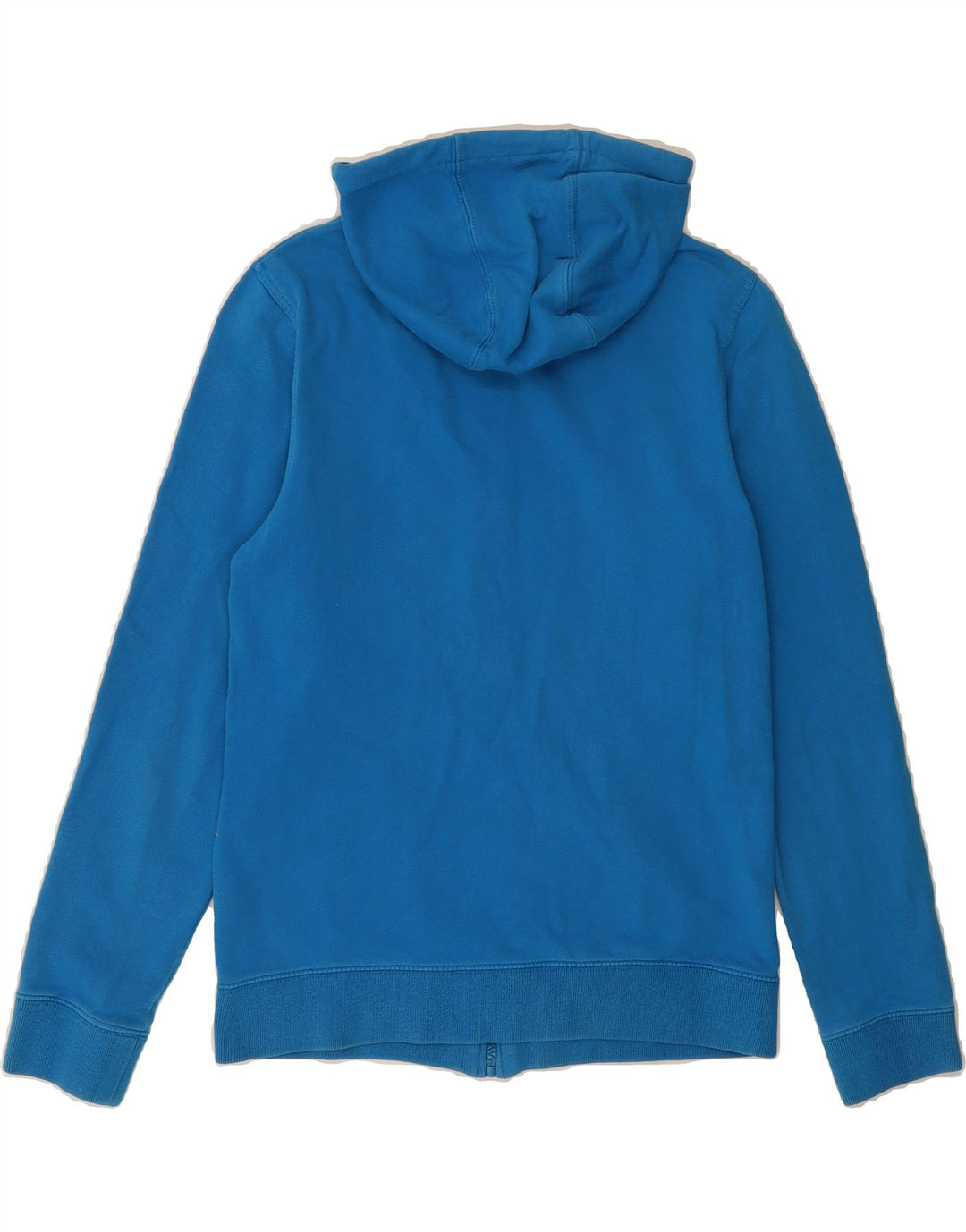 JULES Womens Zip Hoodie Sweater UK 12 Medium Blue Cotton Vintage Jules and Second-Hand Jules from Messina Hembry 