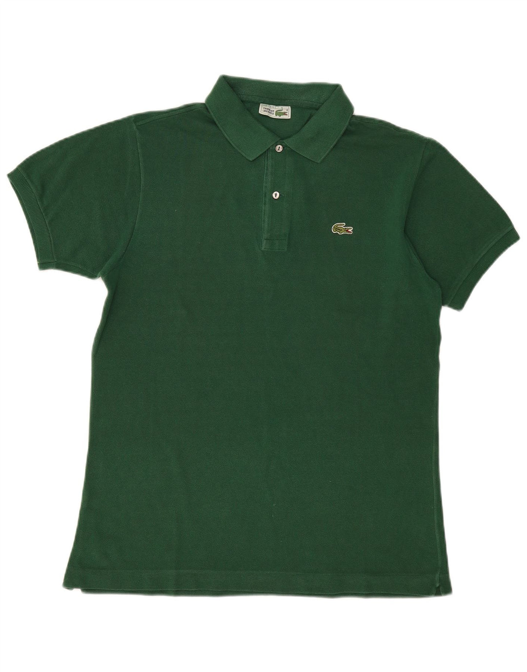 Tricou polo Lacoste pentru bărbați, mărimea 5, bumbac verde mare