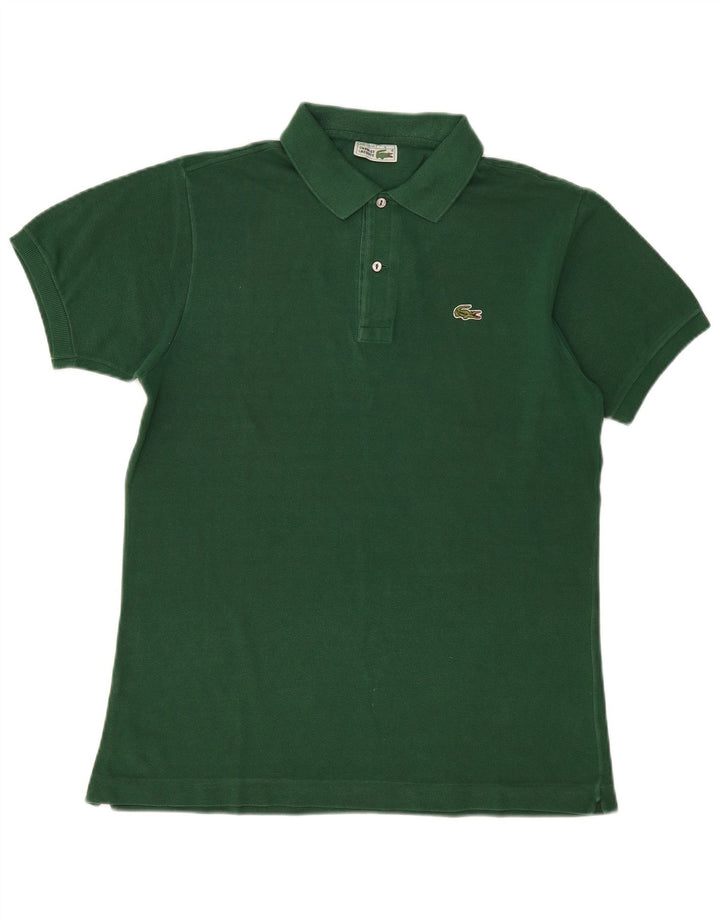 Tricou polo Lacoste pentru bărbați, mărimea 5, bumbac verde mare