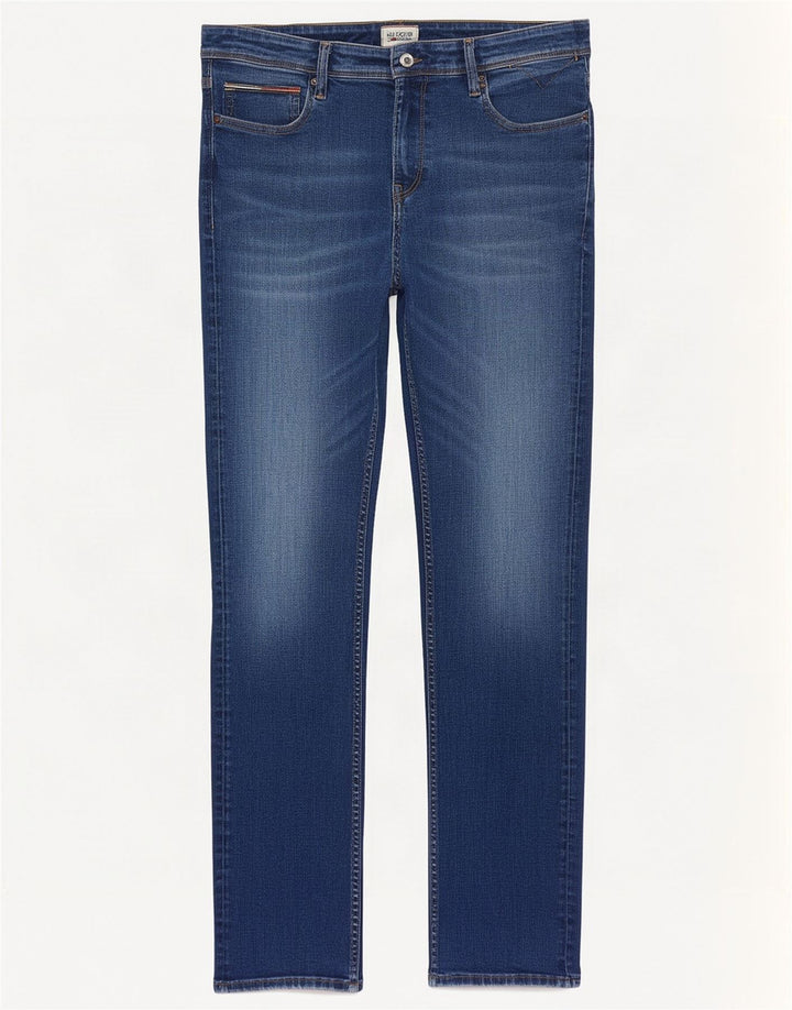 Blugi slim pentru femei Tommy Hilfiger W34 L32 bumbac albastru
