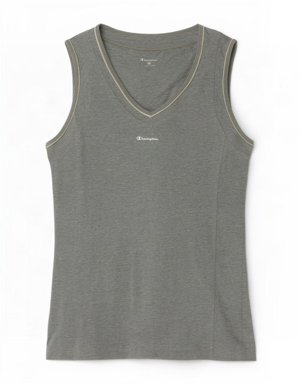 Vestă Champion Womens Top UK 18 XL, bumbac cu pete gri