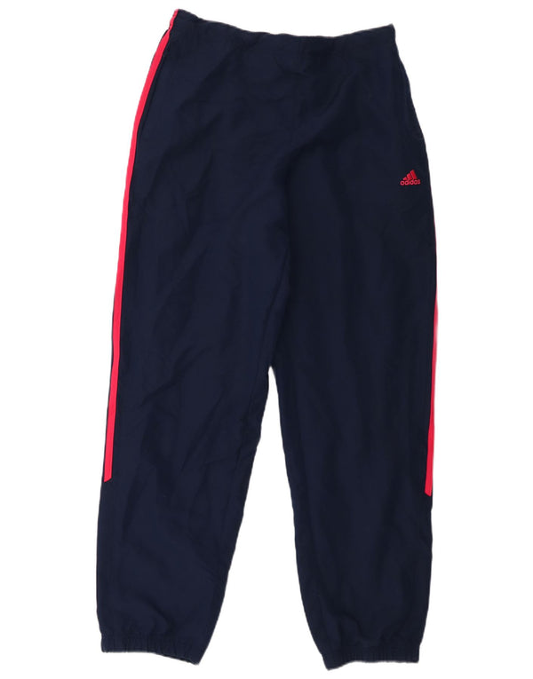 Pantaloni de trening Adidas pentru femei Pantaloni de jogging UK 16 Poliester mare bleumarin
