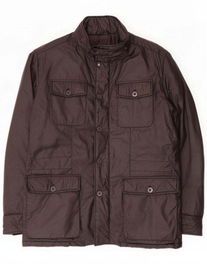 Mash Mens Windbreaker Jacket UK 44 2XL Black Bumbac