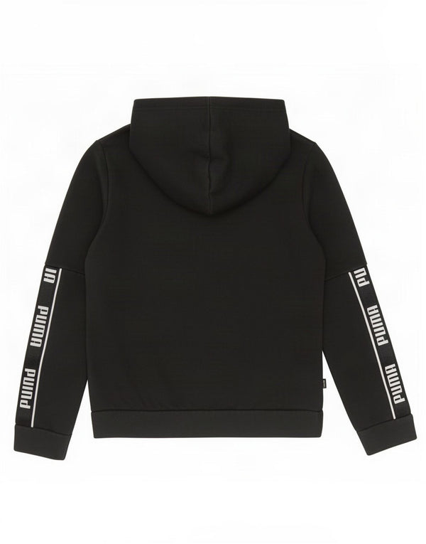 Pulover Puma Fete Graphic Hoodie 9-10 Ani Mic Negru Bumbac