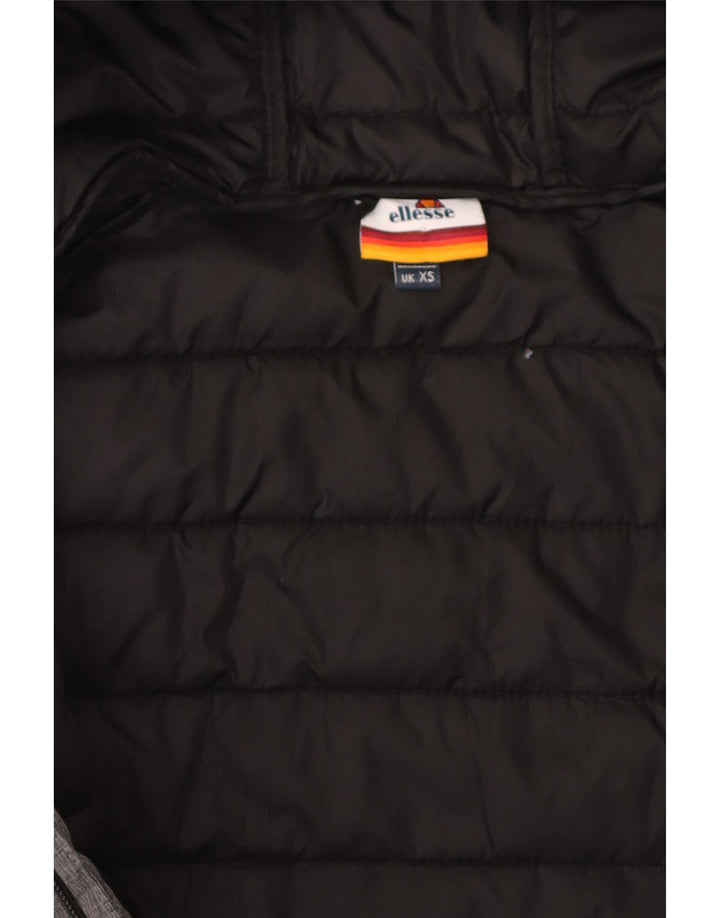 Jachetă căptușită cu glugă pentru bărbați Ellesse UK 34 XS nailon gri