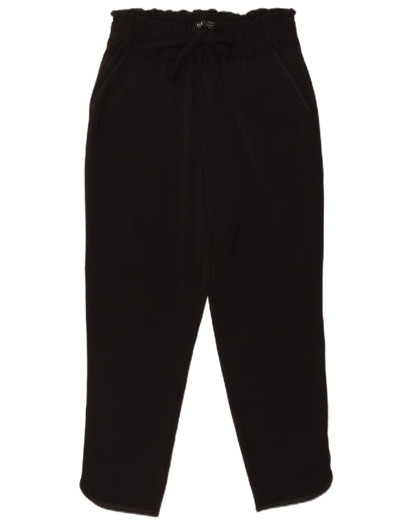 Pantaloni casual conici Trafaluc pentru femei Zara XS W24 L25 Negri