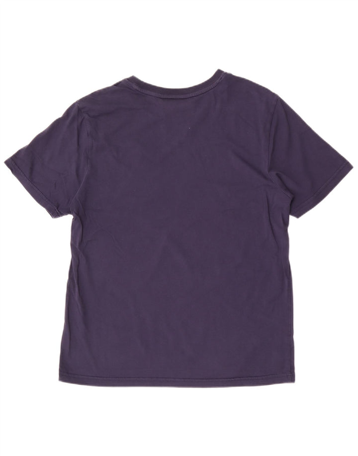 Tricou grafic pentru bărbați FILA Top mic din bumbac bleumarin