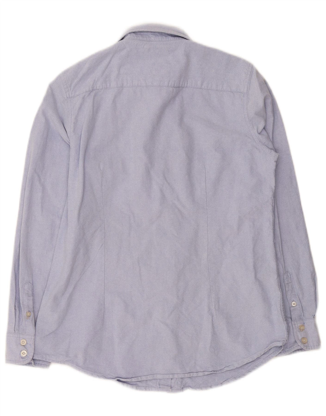 Crew Clothing Cămașă croită pentru femei UK 12 Bumbac albastru mediu