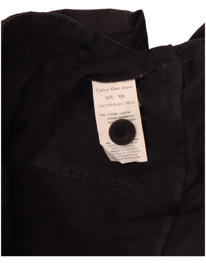 Jachetă militară pentru femei CALVIN KLEIN JEANS UK 20 2XL bumbac bleumarin