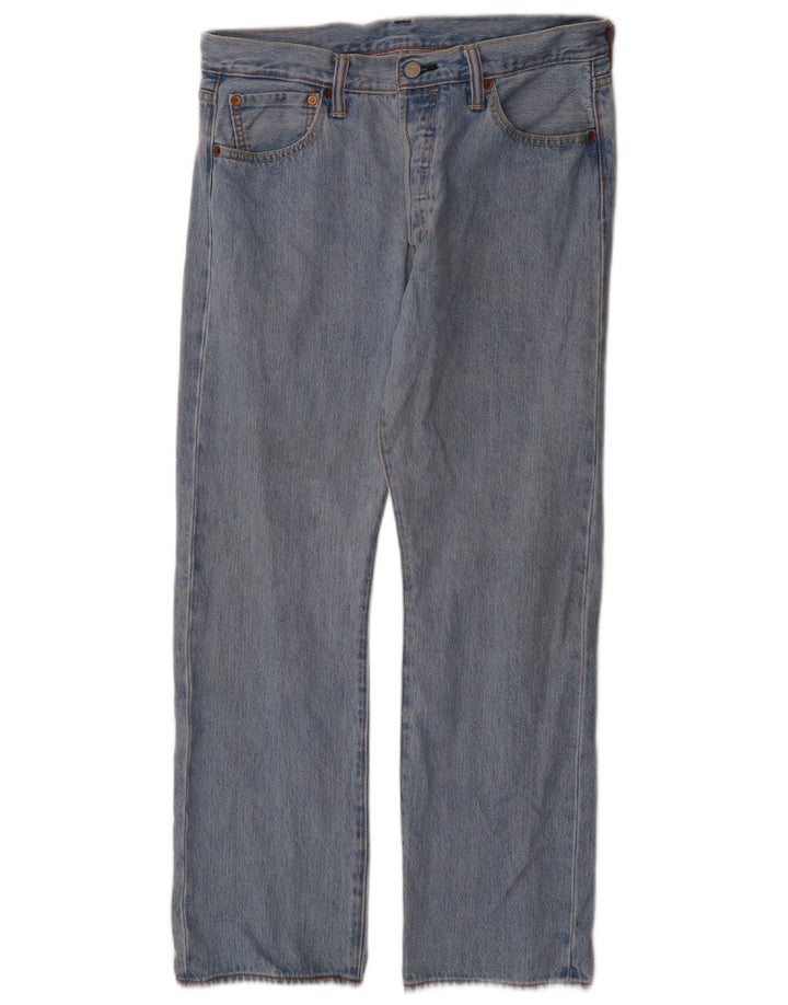Blugi drepti pentru bărbați Levi's W34 L30 Bumbac albastru