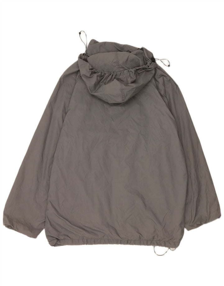Jachetă de ploaie supradimensionată cu glugă pentru bărbați Champion UK 38, gri mediu
