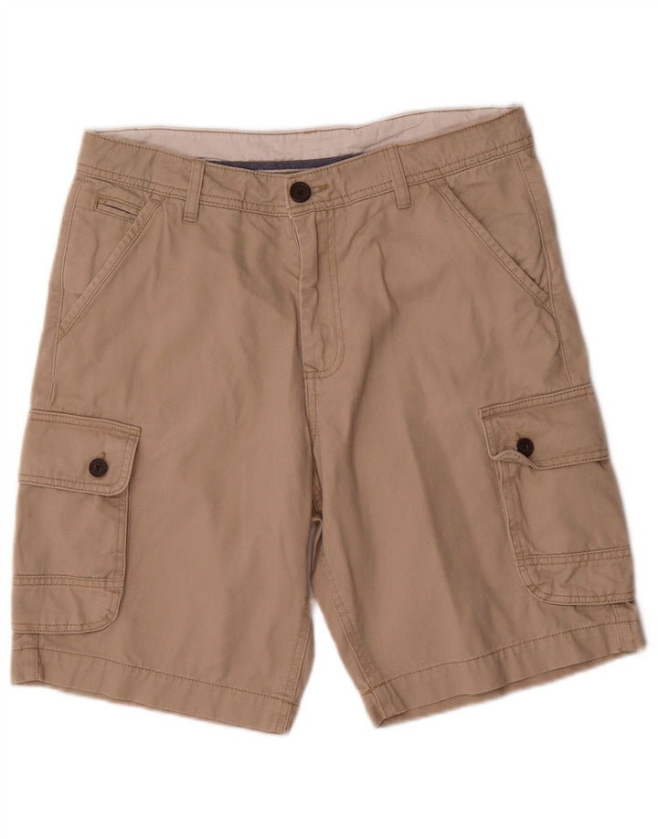 Crew Clothing Pantaloni scurți cargo pentru bărbați W32, bumbac mediu bej
