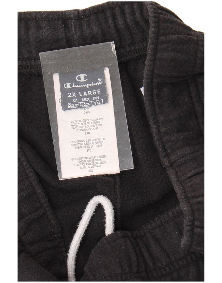 Pantaloni de trening Champion pentru femei 2XL bumbac negru