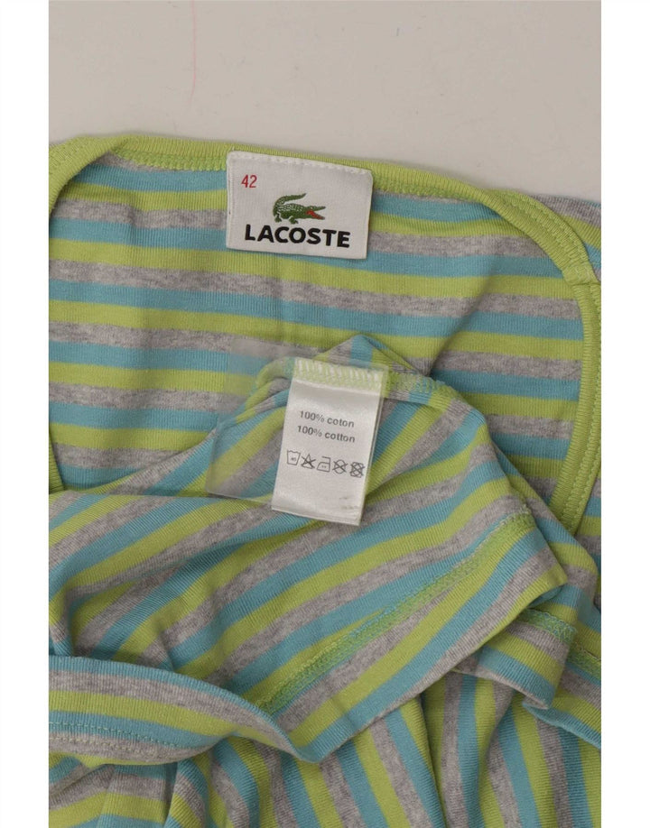 Tricou pentru femei Lacoste Top Marimea 42 Bumbac cu dungi albastre mari