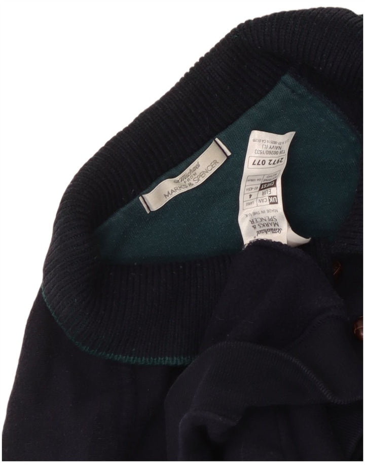 Pulover pentru bărbați Marks & Spencer Pulover mare bleumarin Argyle/Diamond