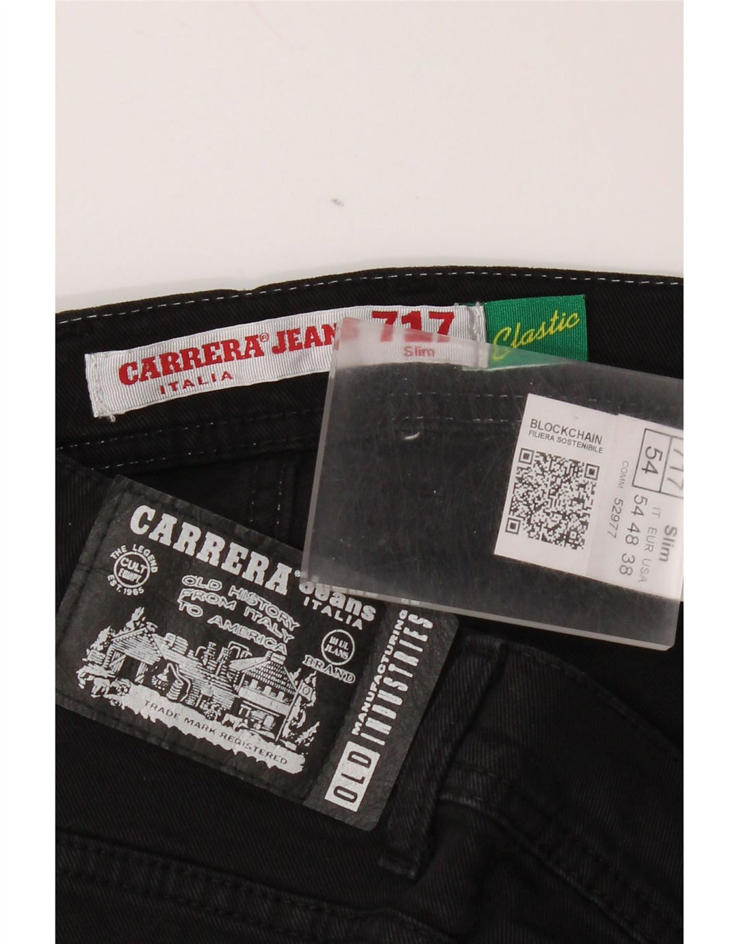Blugi pentru bărbați Carrera 717 Slim W38 L32 Bumbac negru