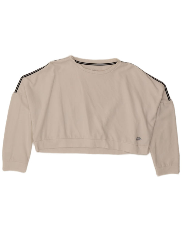 Pulover oversize Lotto pentru femei Crop Pulover UK 20 2XL Bumbac alb