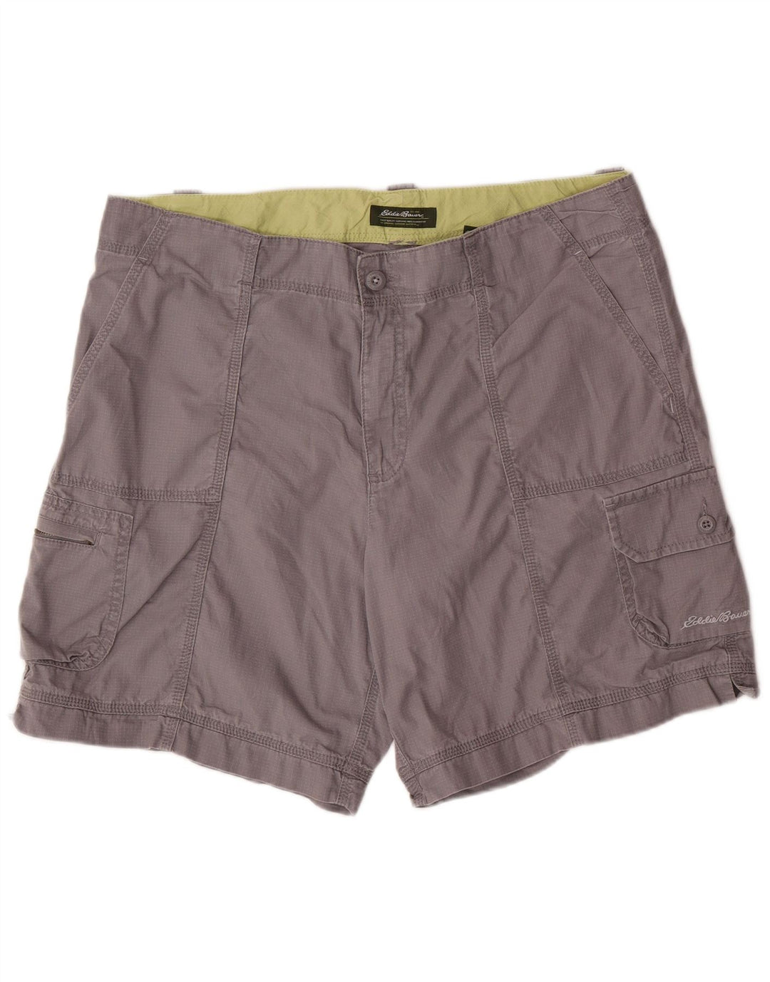 EDDIE BAUER Pantaloni scurti cargo pentru femei US 16 2XL W36 bumbac gri