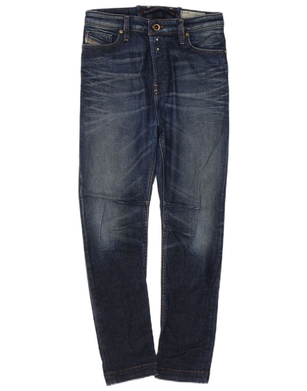 DIESEL Blugi drepti cu talie joasă Easee pentru femei L24 L25 Albastru