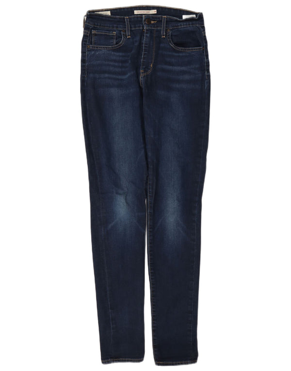 Blugi skinny cu talie mare 721 Levi's pentru femei W28 L32 bumbac bleumarin