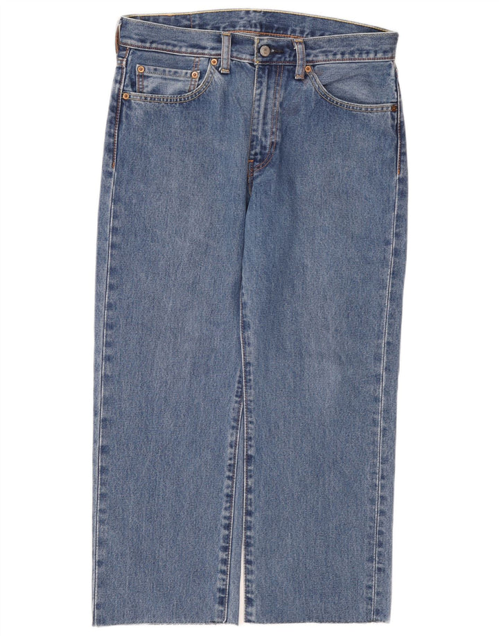 Blugi drepti tăiați pentru bărbați Levi's 751 L32 L24 Bumbac albastru