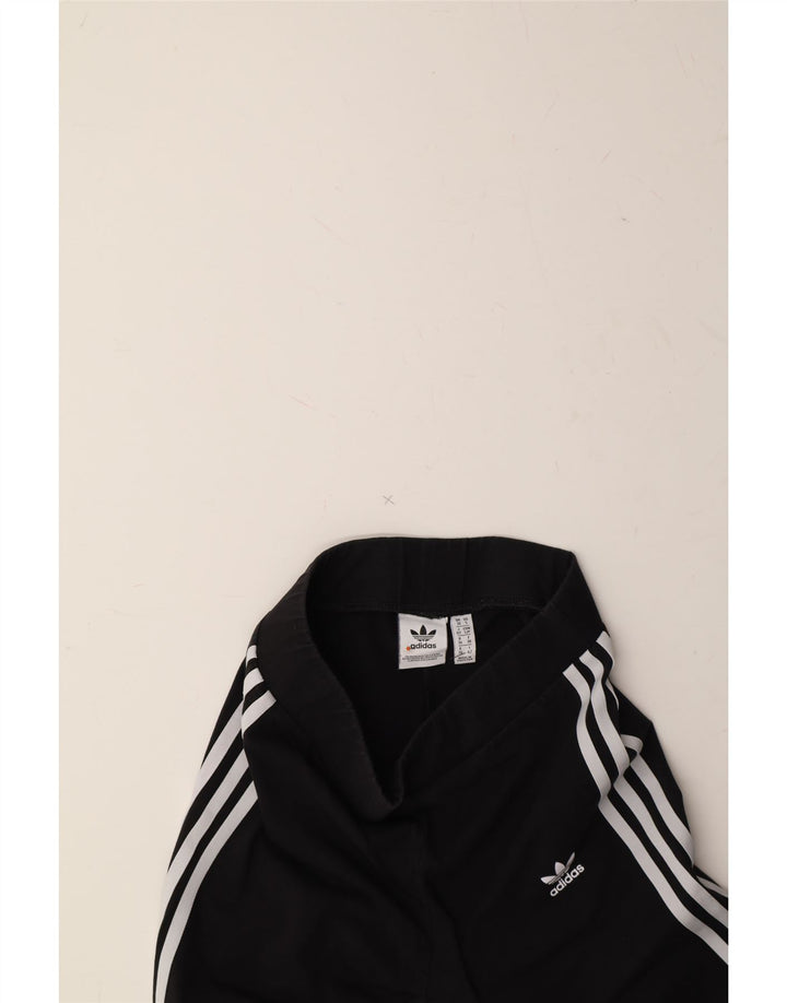 ADIDAS Womens Leggings UK 10 Small Black Vintage Adidas and Second-Hand Adidas from Messina Hembry 