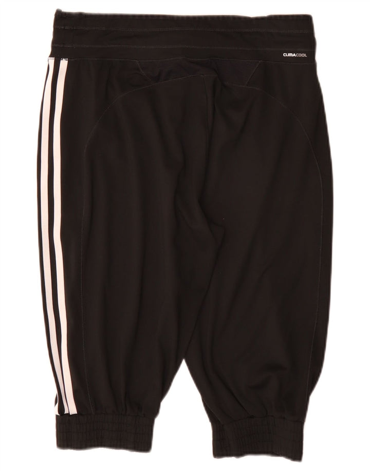 Pantaloni scurți sport Bermude Adidas pentru femei UK 12 Poliester mediu negru