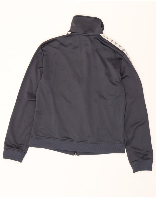 Arena Womens Graphic Tracksuit Top Jacket UK 10 Small  Grey Polyester