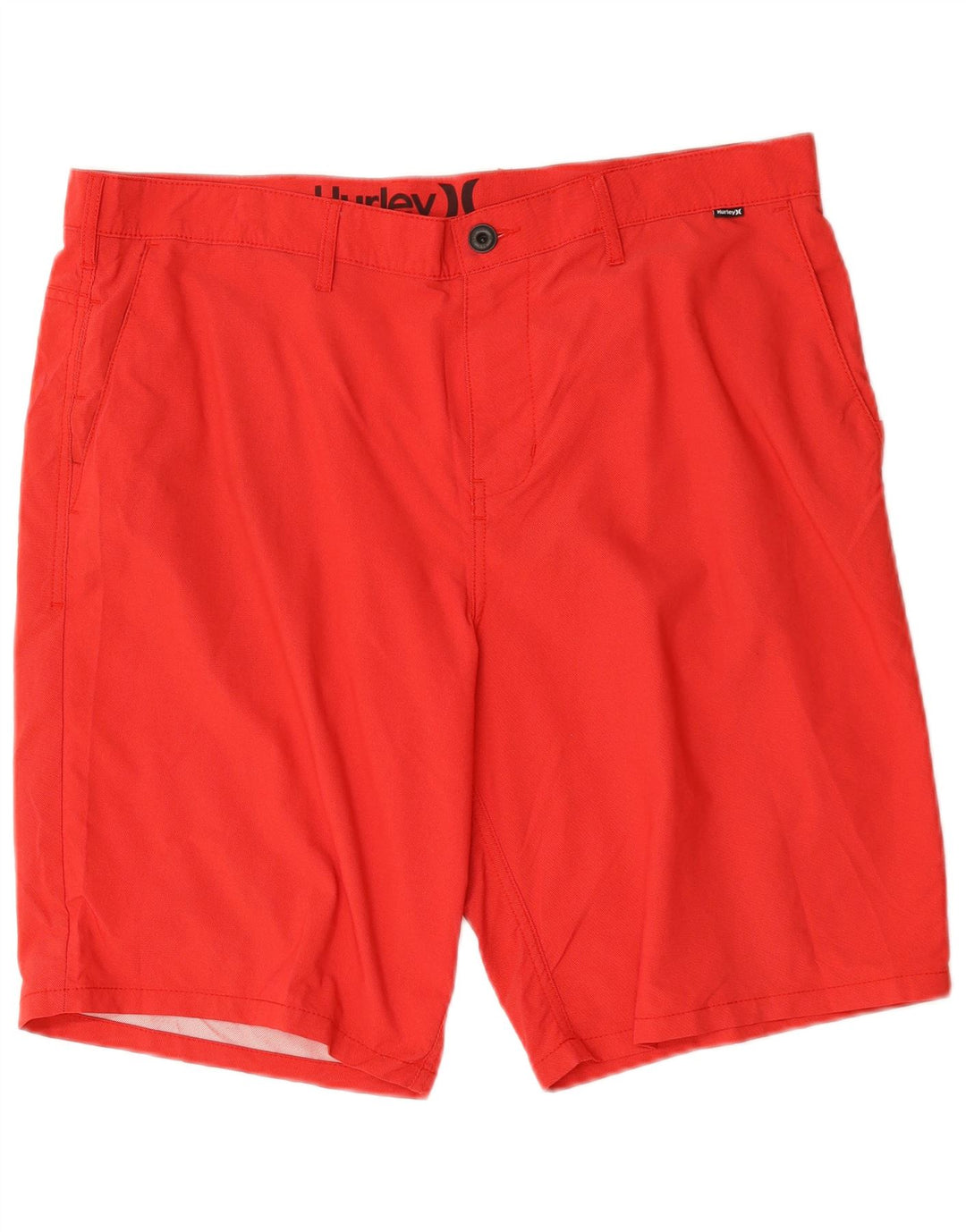Pantaloni scurți chino Hurley pentru bărbați W38 XL poliester roșu