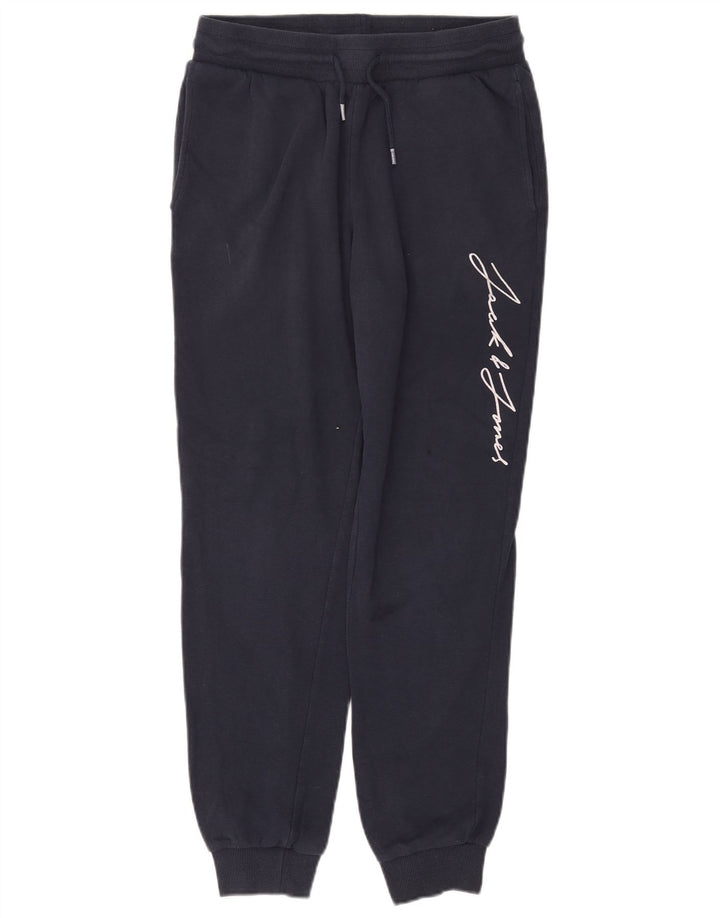 Jack & Jones Pantaloni de trening grafic pentru bărbați Pantaloni de jogging Mediu Bleumarin